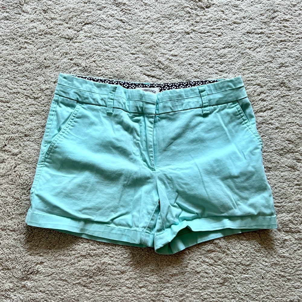 Mint green shorts